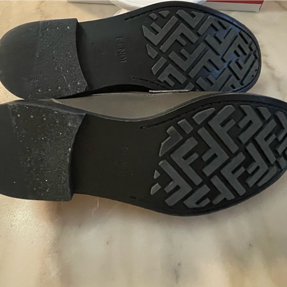 Fendi FF Squared Slip-On men’s Loafers size 10 - Picture 8 of 9